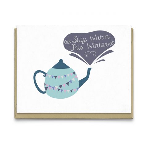 Stay Warm This Winter Holiday Greeting Card