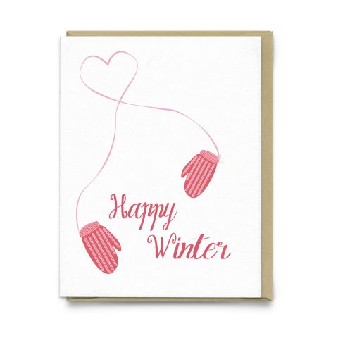 Happy Winter Holiday Greeting Card