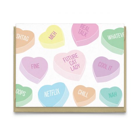 Future Cat Lady Valentine's Day Greeting Card