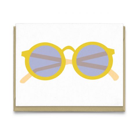 Glasses Greeting Card