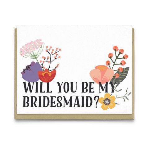Will You Be My Bridesmaid? Greeting Card
