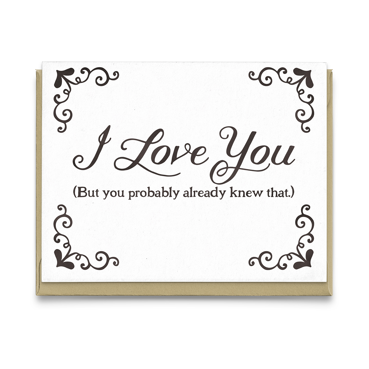 I Love You Greeting Card