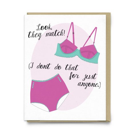 Look, They Match Greeting Card