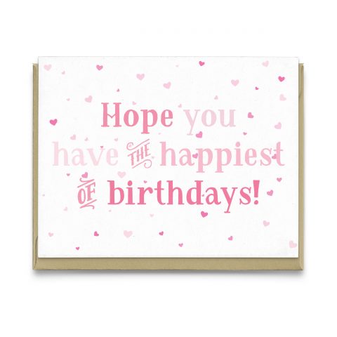 Happiest Birthday Greeting Card