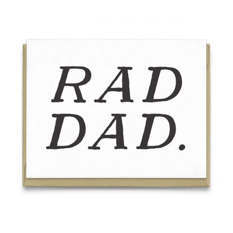 Rad Dad Greeting Card