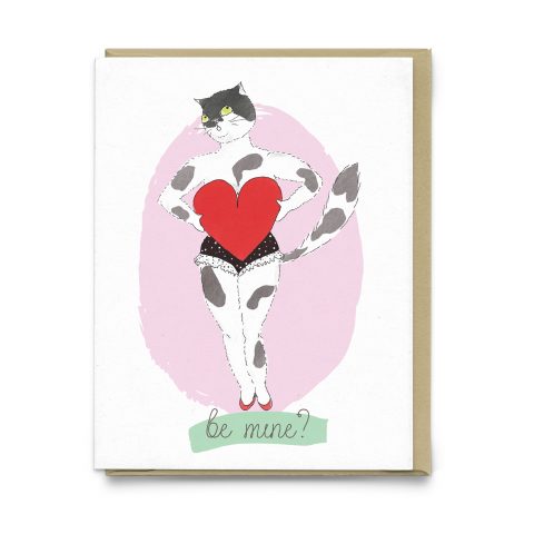Be Mine Valentine Greeting Card