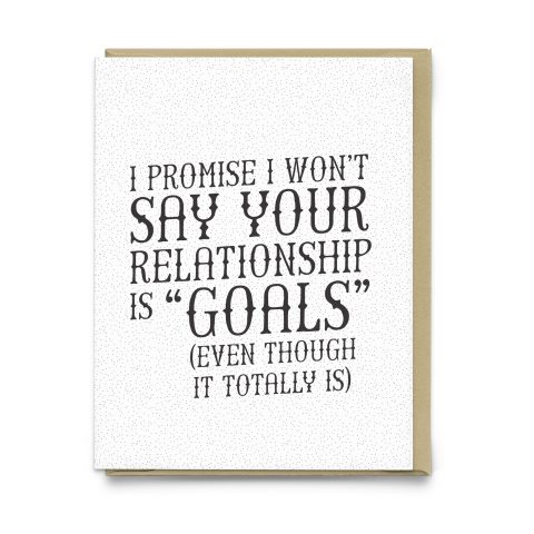 Goals Greeting Card