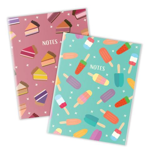 Popsicles and Pies Notebook Set